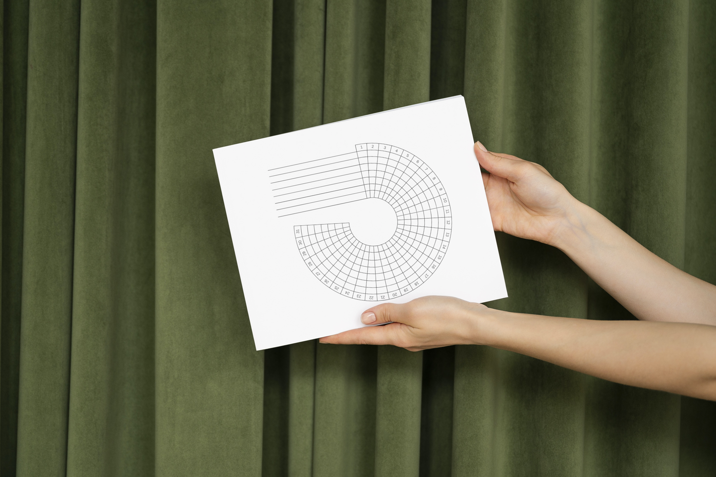 Minimalistic Circular Habit Tracker, Daily Routine Checklist, Monthly Goal Planner PDF Printable