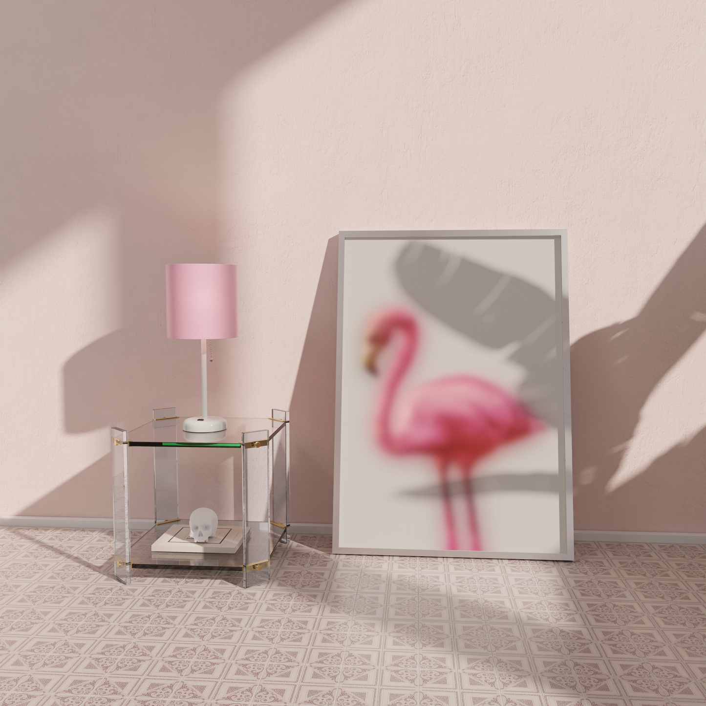 The one with the blurry flamingo, Wall Art