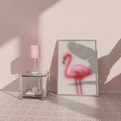 The one with the blurry flamingo, Wall Art