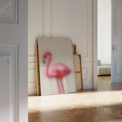 The one with the blurry flamingo, Wall Art