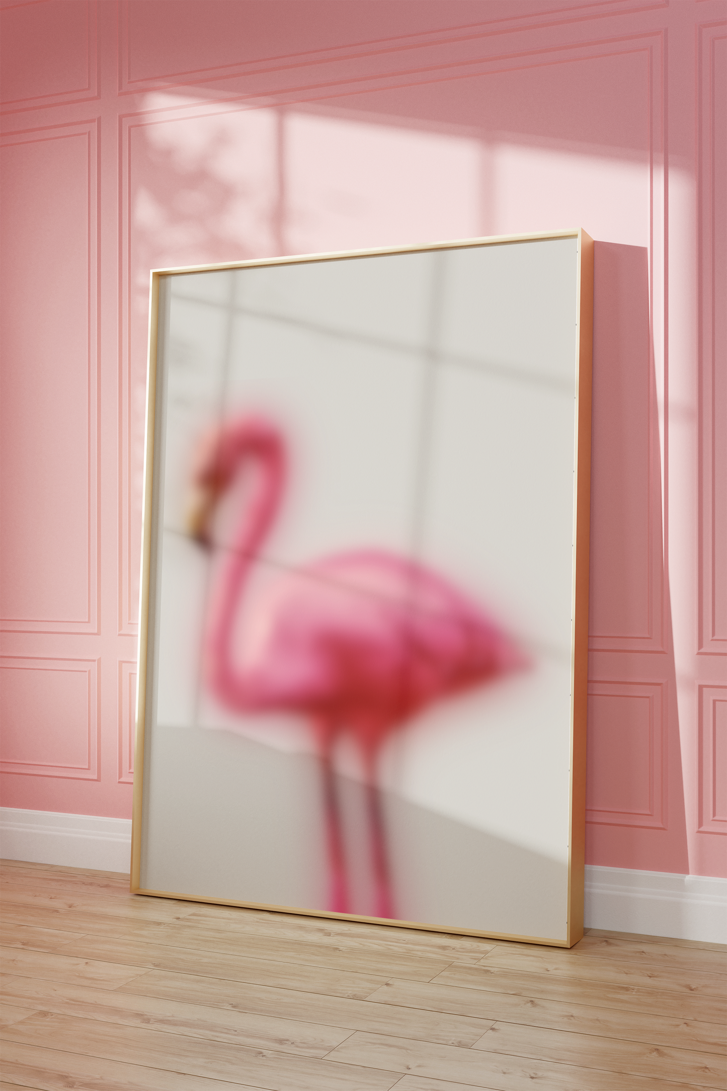 The one with the blurry flamingo, Wall Art