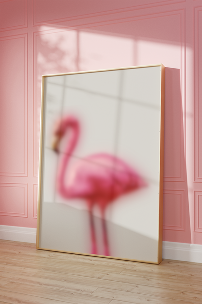The one with the blurry flamingo, Wall Art