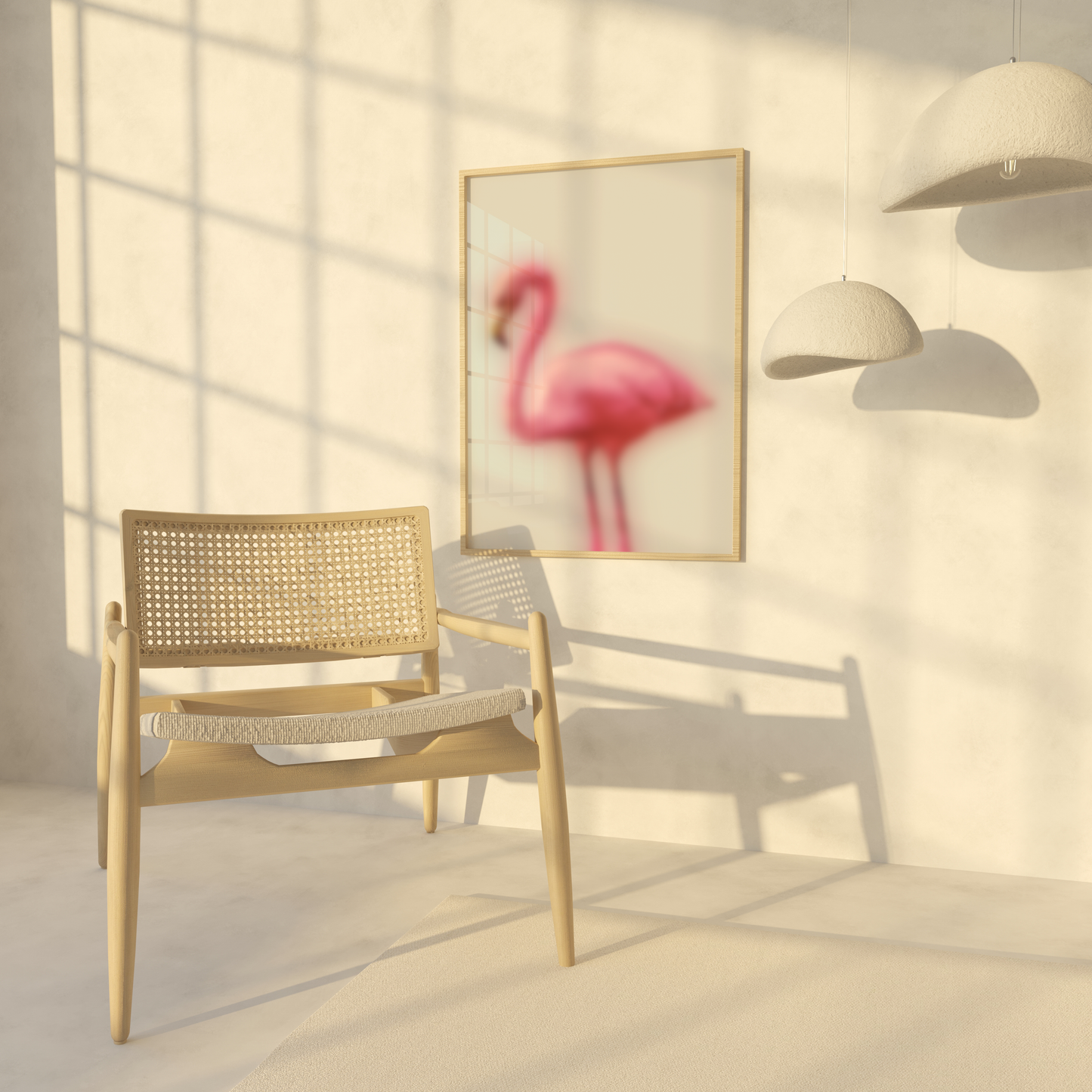 The one with the blurry flamingo, Wall Art