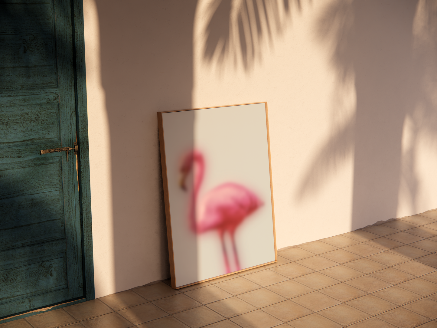 The one with the blurry flamingo, Wall Art